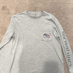 Mens long sleeve Vineyard Vines lacrosse tshirt